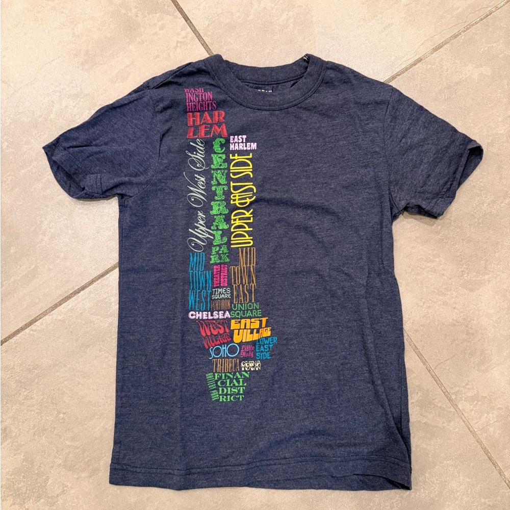 Vintage Bitten by Sarah Jessica Parker Navy Graphic Tee